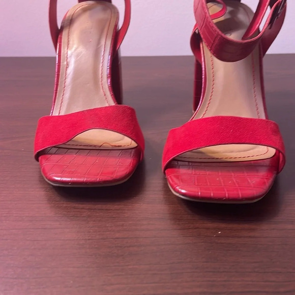 Bamboo chunky heel shoes - Picture 3 of 5